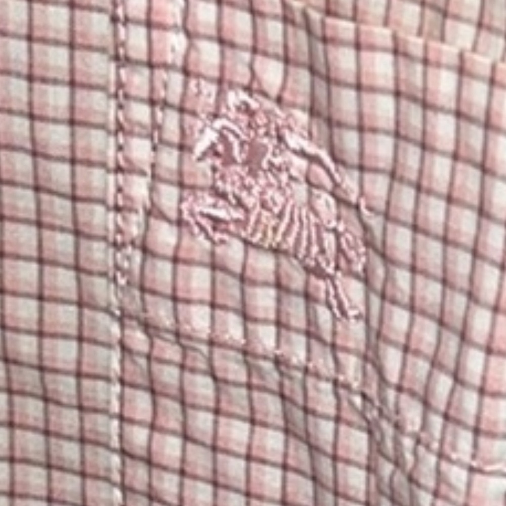 Authentic Burberry Men’s Pink Shirt Size S - Picture 2 of 15